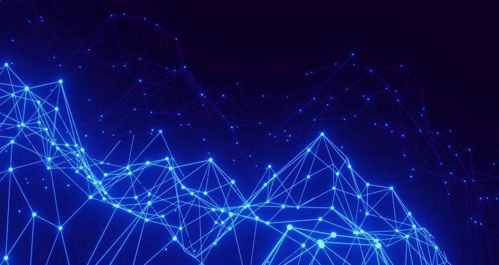 研究開発データをRAGで検索・接続するネットワークのイメージ